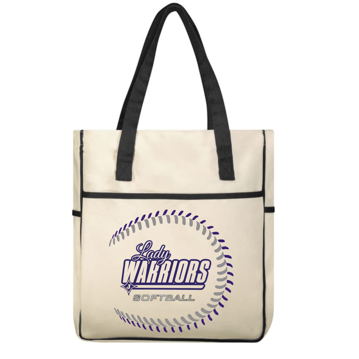 Jasper Middle Tote Bag - Lady Warriors Softball