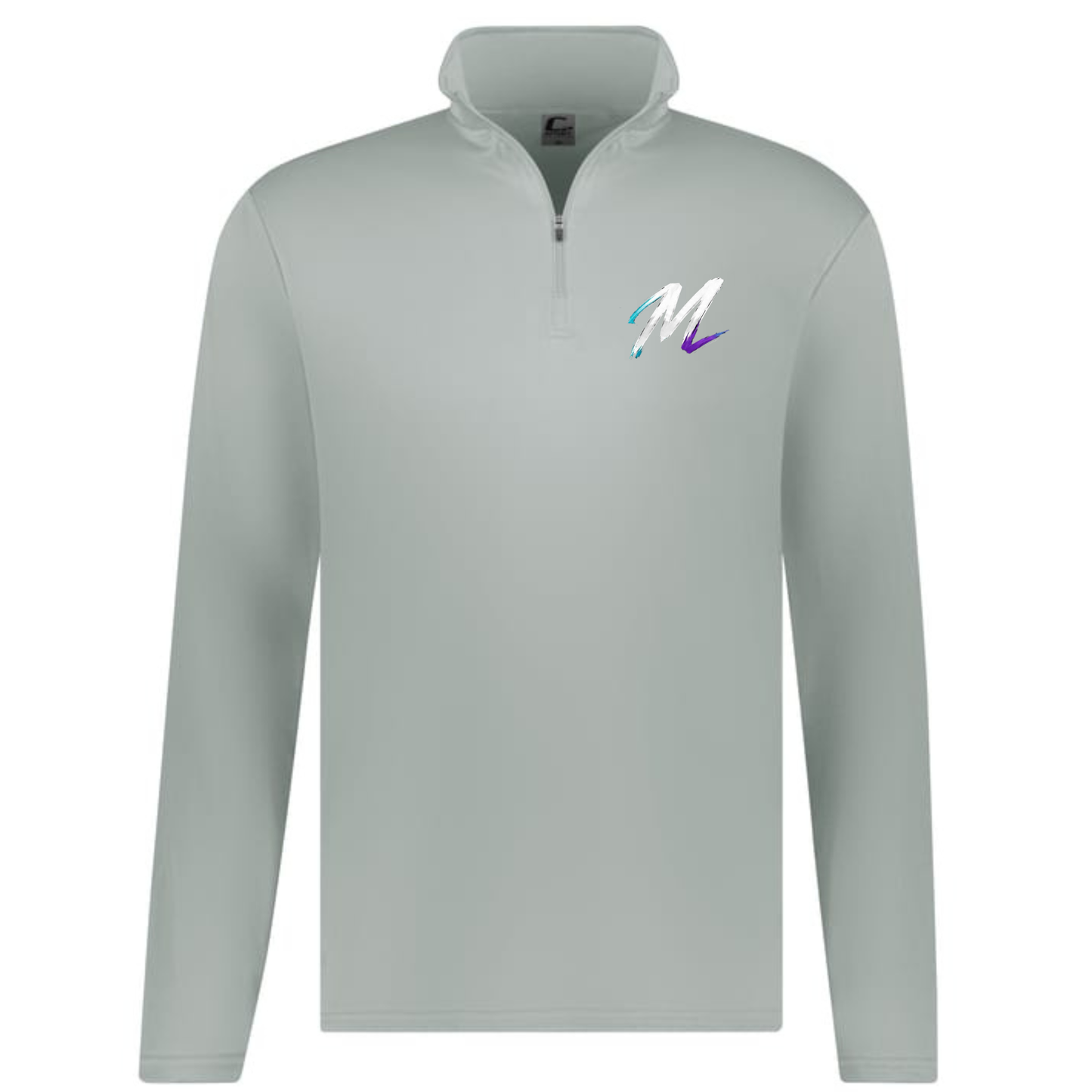 Mercy Fastpitch Quarter-Zip Pullover - Silver