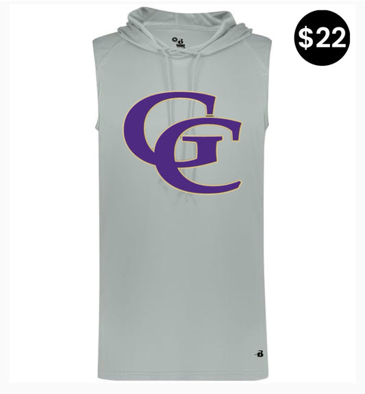 Grundy County GC Logo Sleeveless Hoodie