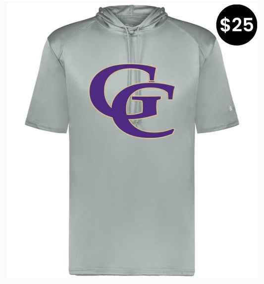 Grundy County GC Logo Short Sleeve Hoodie