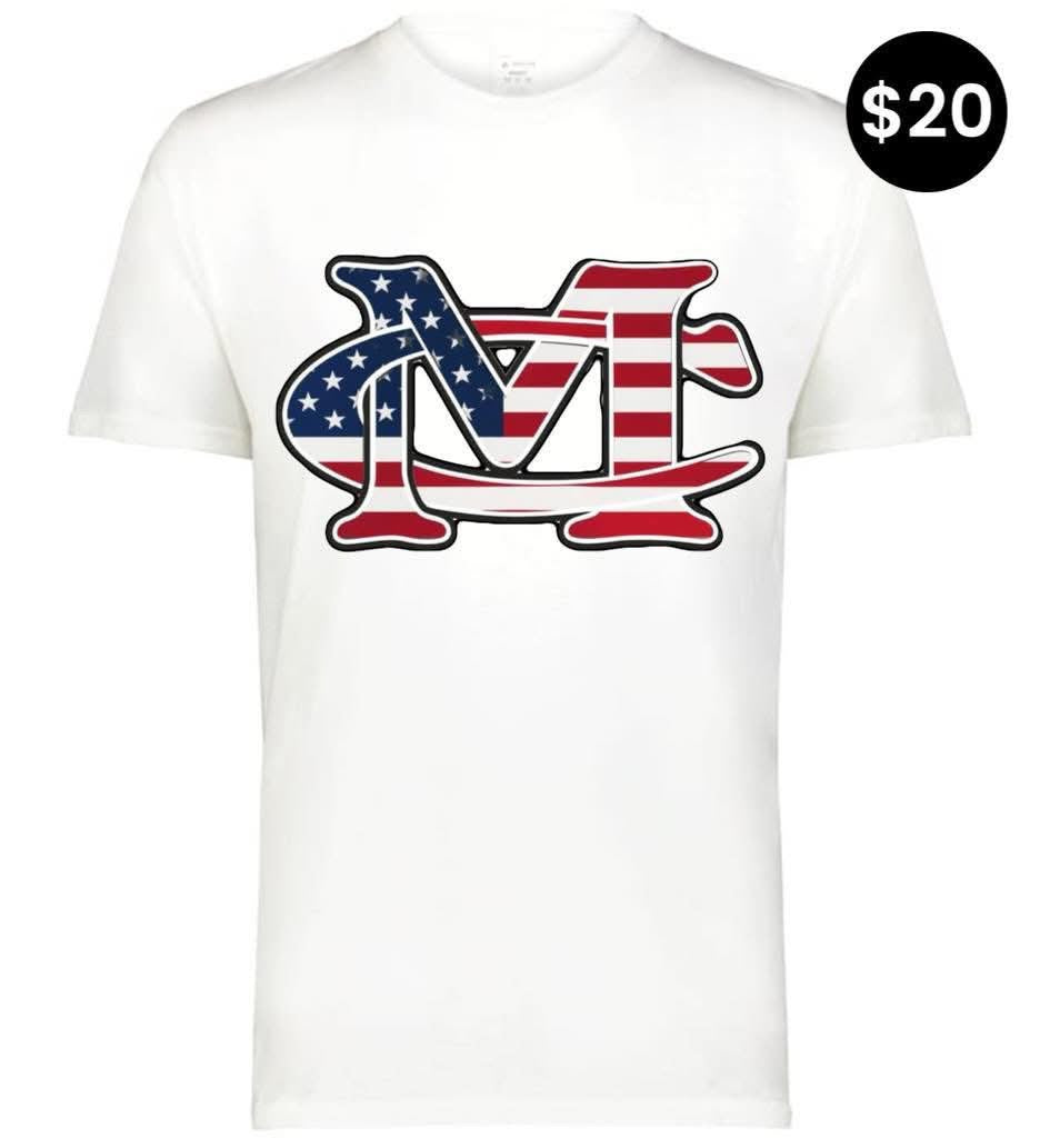 Marion County MC Patriotic Logo T-Shirt