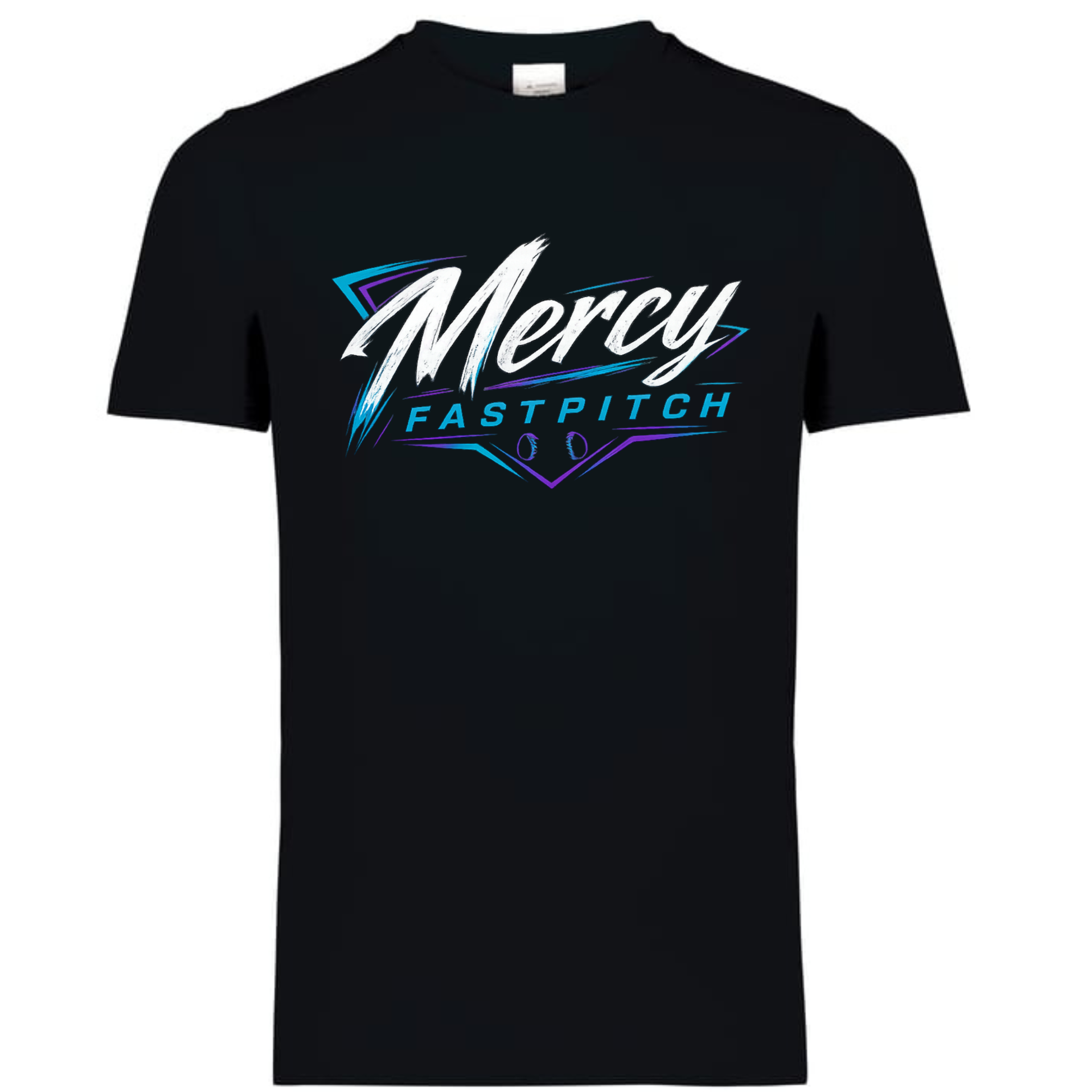Mercy Fastpitch Cotton T-Shirt - Black