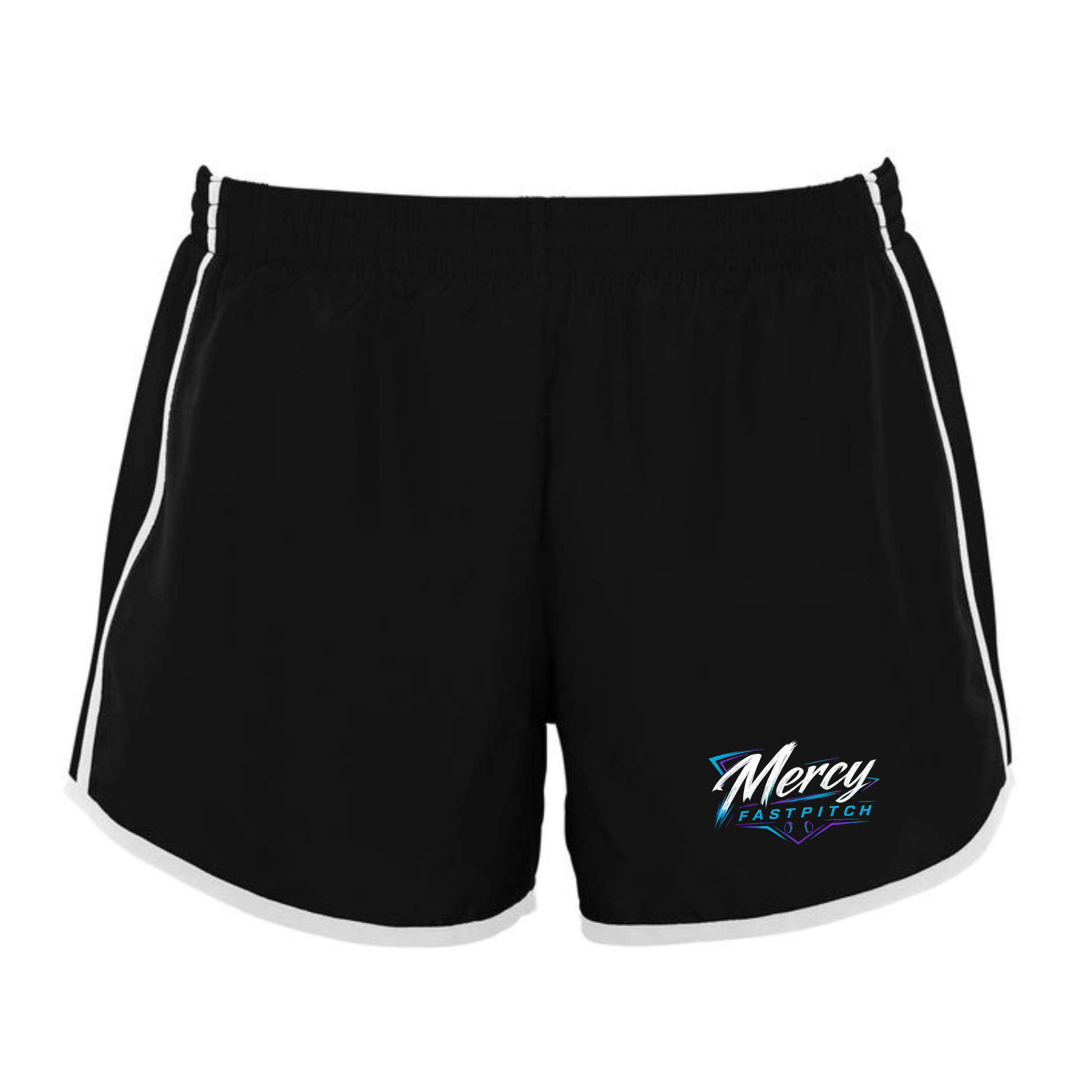 Mercy Fastpitch Shorts - Wordmark Design