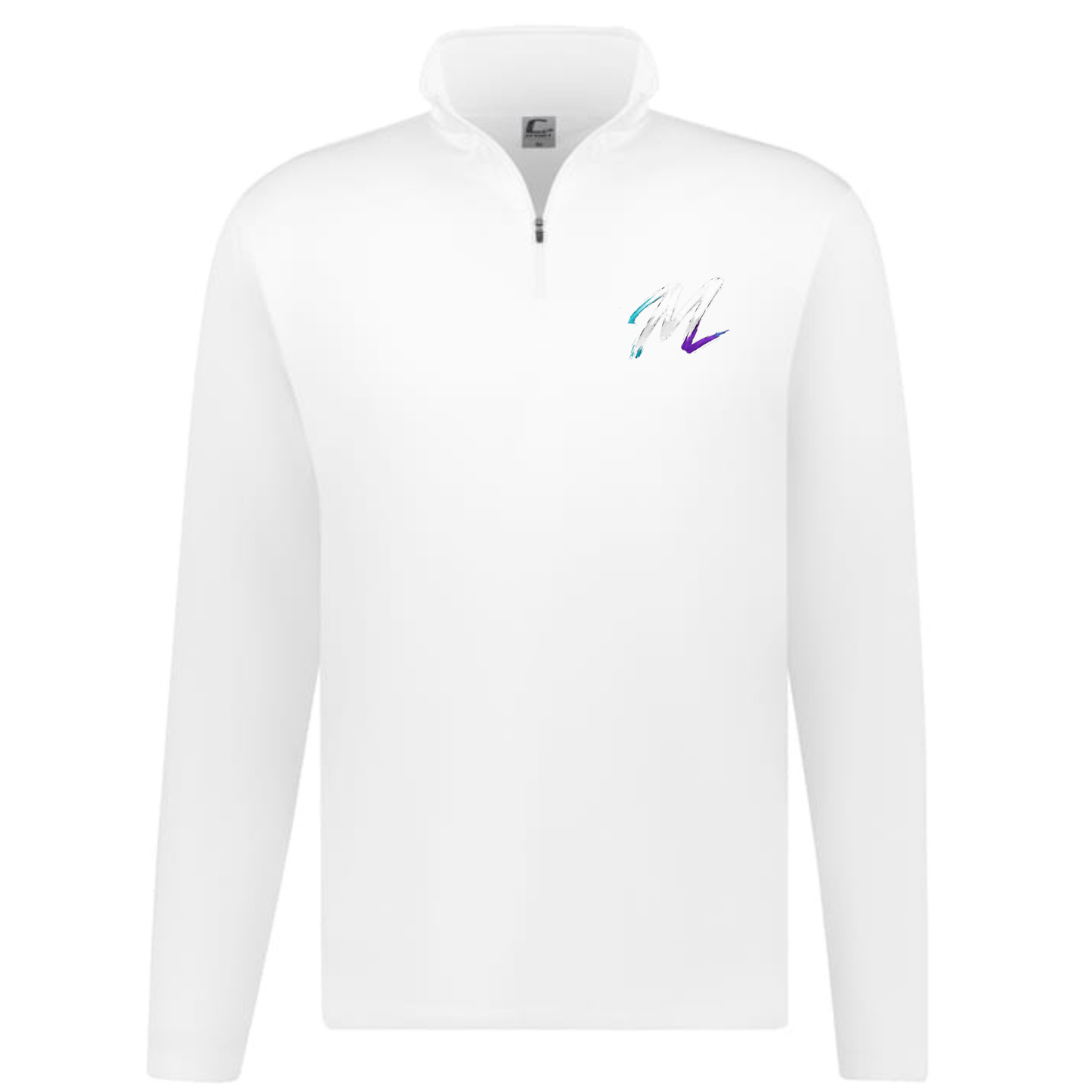 Mercy Fastpitch Quarter-Zip Pullover - White