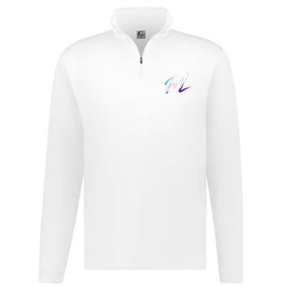 Mercy Fastpitch Quarter-Zip Pullover - White