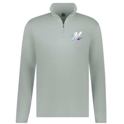 Mercy Fastpitch Quarter-Zip Pullover - Silver