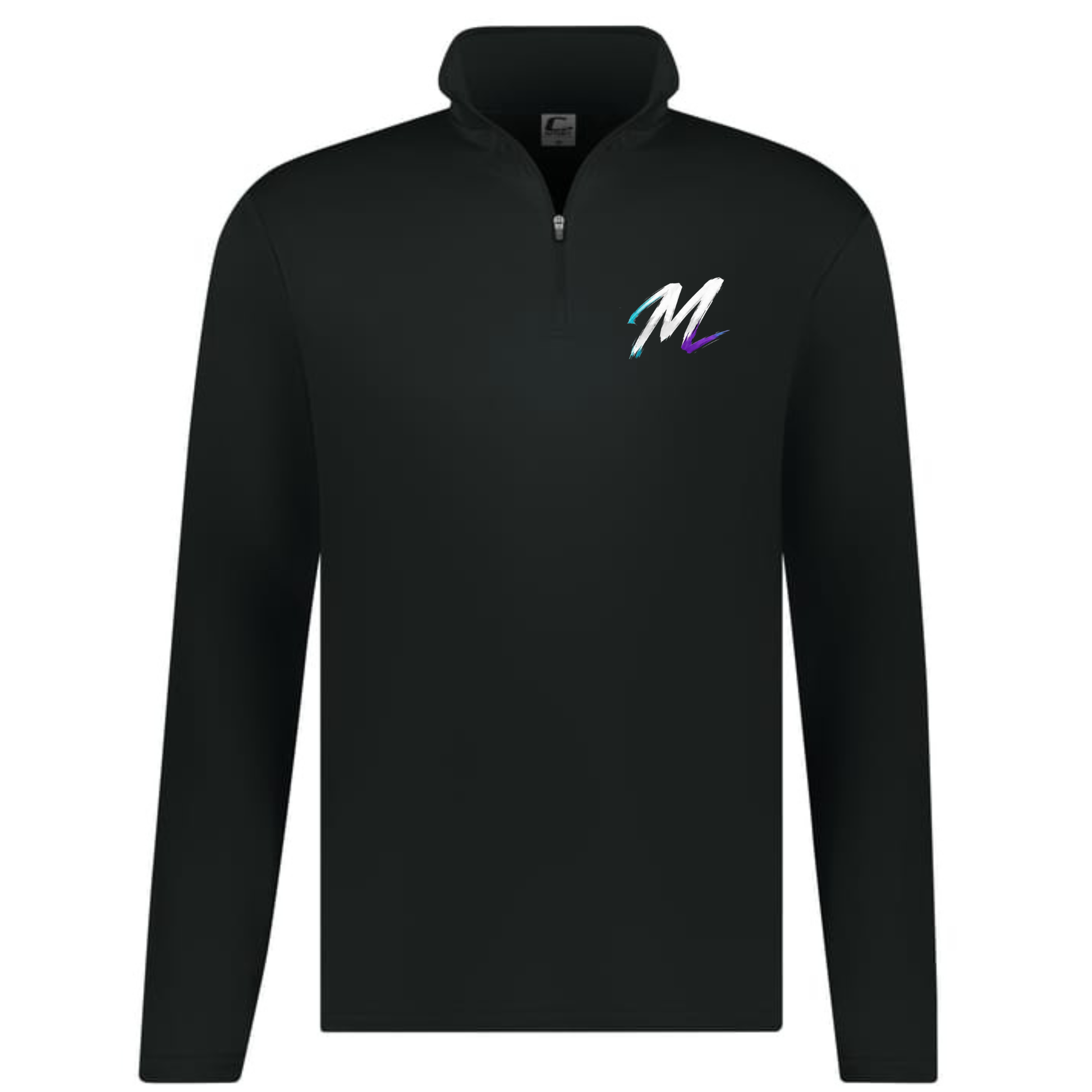 Mercy Fastpitch Quarter-Zip Pullover - Black