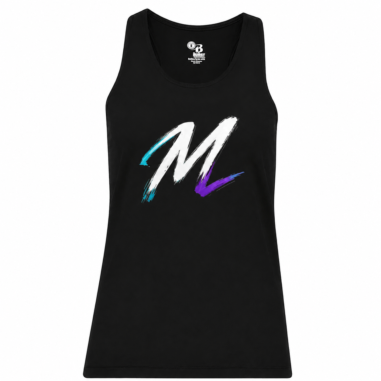 Mercy Fastpitch Tank Top Black - M Logo Design