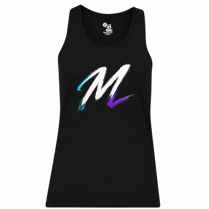 Mercy Fastpitch Tank Top Black - M Logo Design