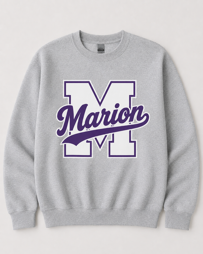 Marion Crewneck Sweatshirt - Purple