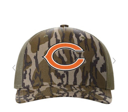 Clinton Dragons Camo Trucker Hat