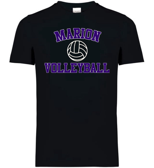 Marion Volleyball Arch Tee (Black)