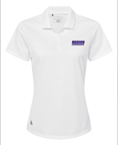 Womens Adidas Performance Pique Polo - White