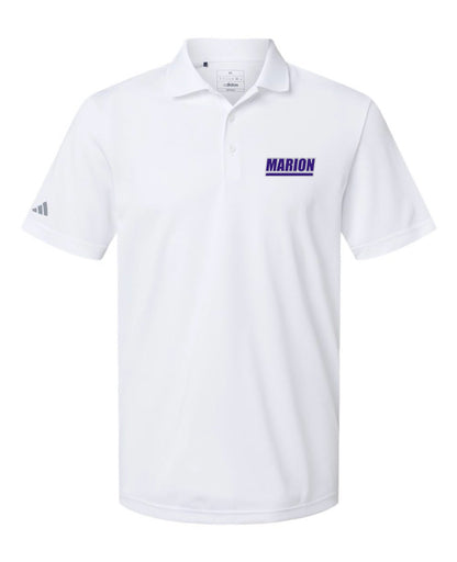 Adidas Performance Pique Polo - White