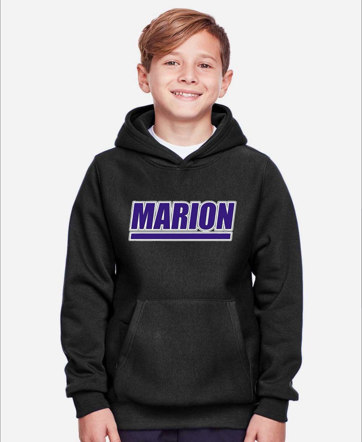 Marion Youth Hooded Sweatshirt