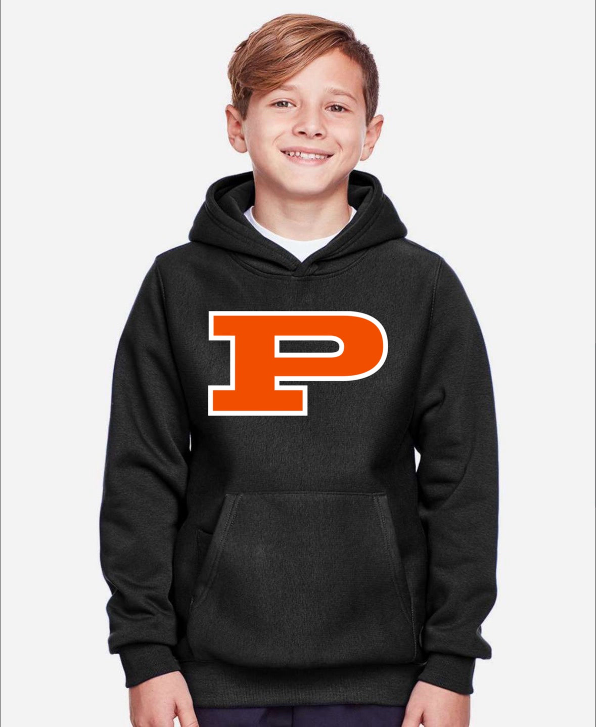 Youth Power P Hooded Sweatshirt - Sport Grey