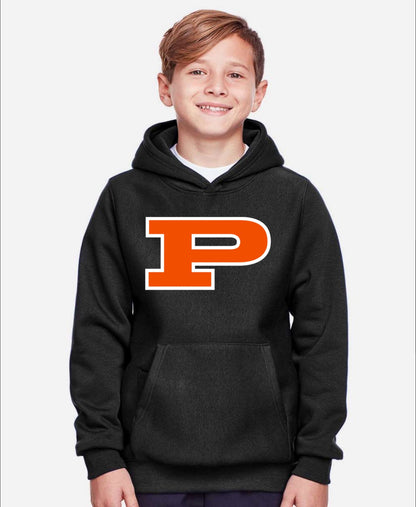 Youth Power P Hooded Sweatshirt - Sport Grey