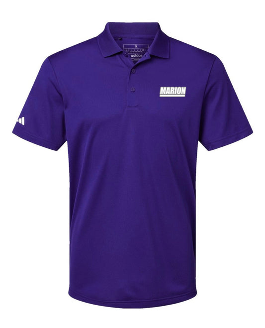 Adidas Performance Pique Polo - Purple