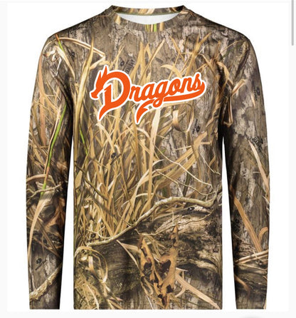 Dragons Mossy Oak Camo Long Sleeve Tee