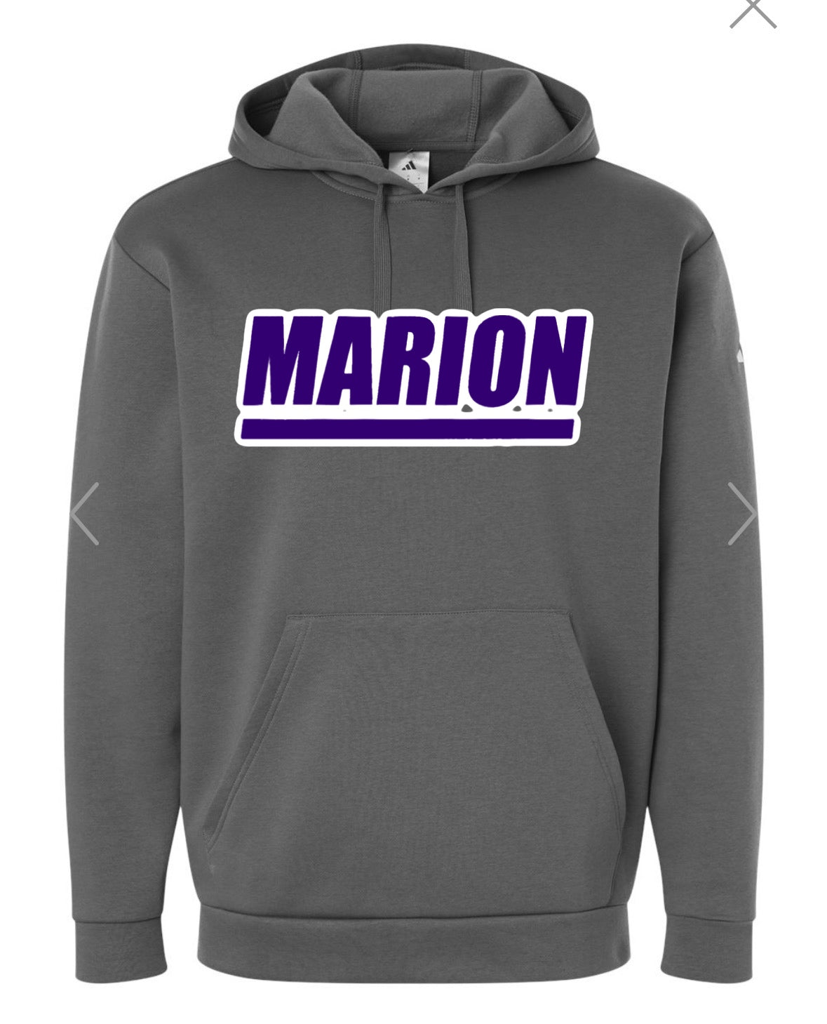 Adidas Men's Fleece Hooded Sweatshirt