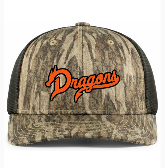 Dragons Script Bottomlands Camo Cap