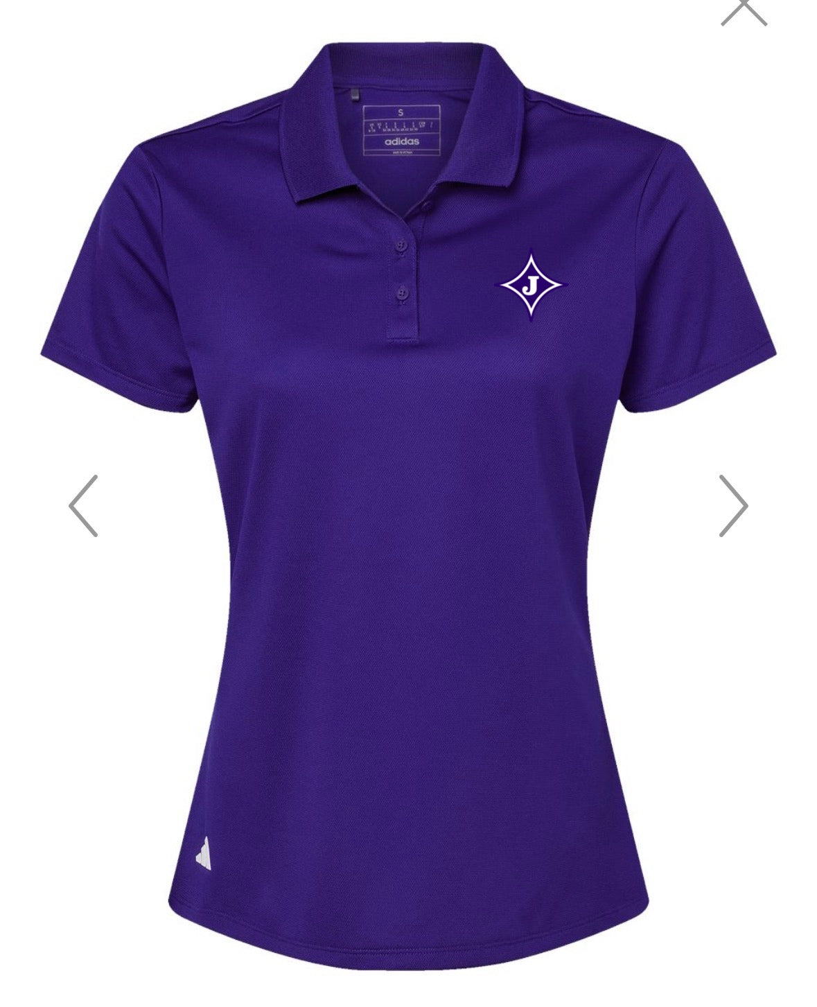 Womens Adidas Performance Pique Polo - White
