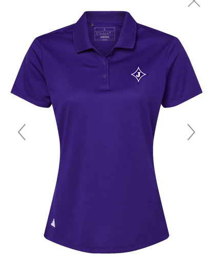 Womens Adidas Performance Pique Polo - White