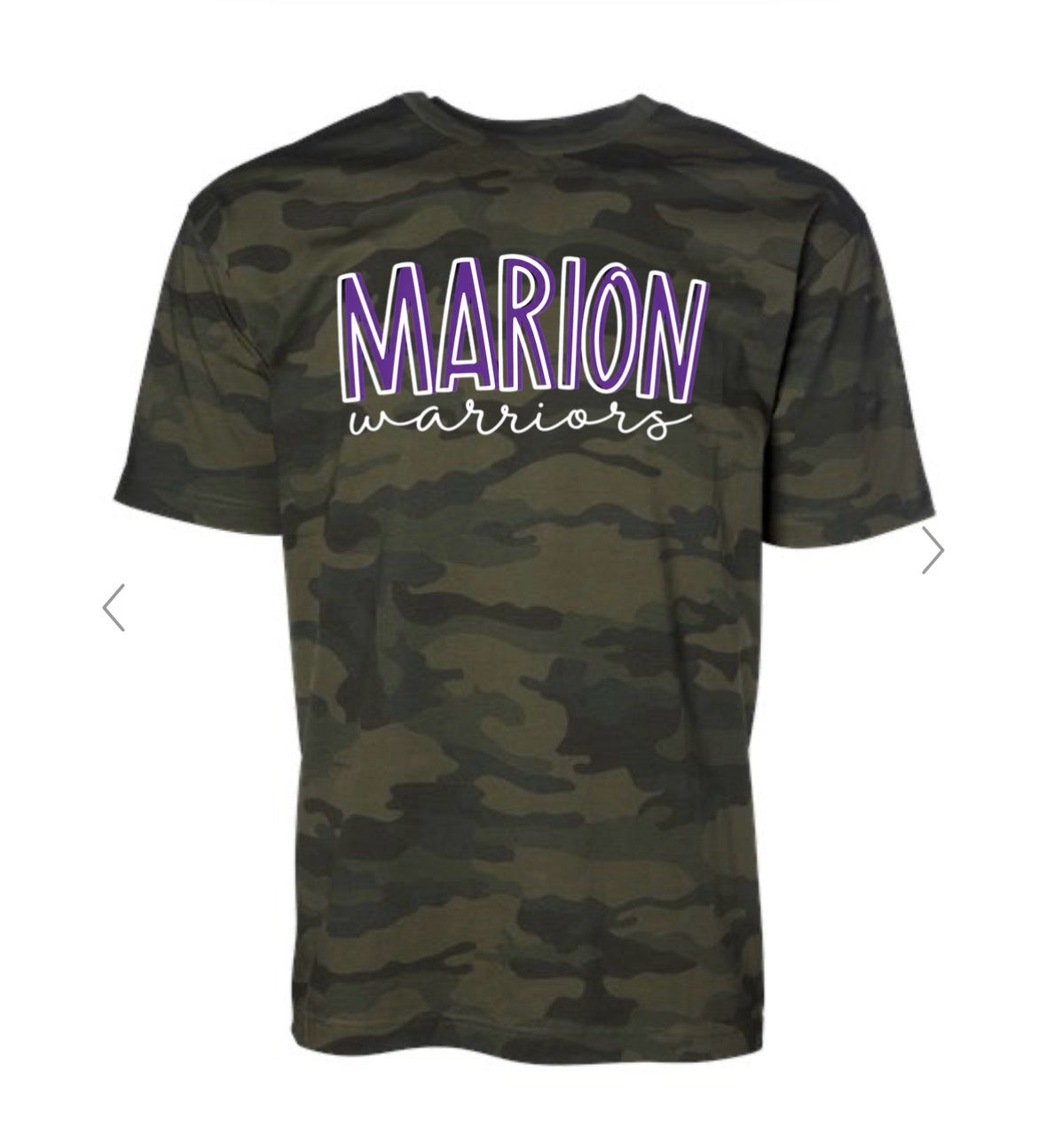 Marion Warriors Camo T-Shirt