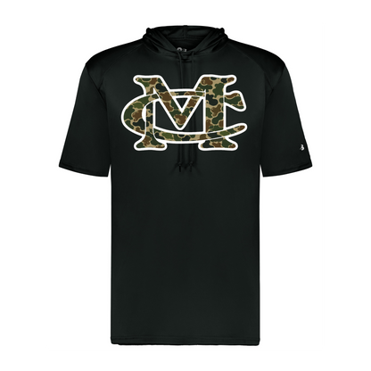 MC Duck Camo SS Hoodie - Black