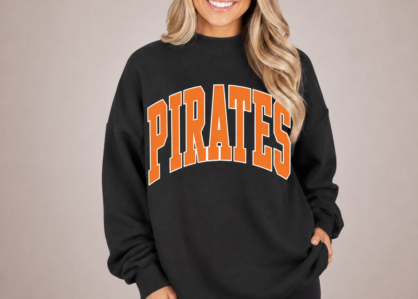 Pirates Mockneck Sweatshirt