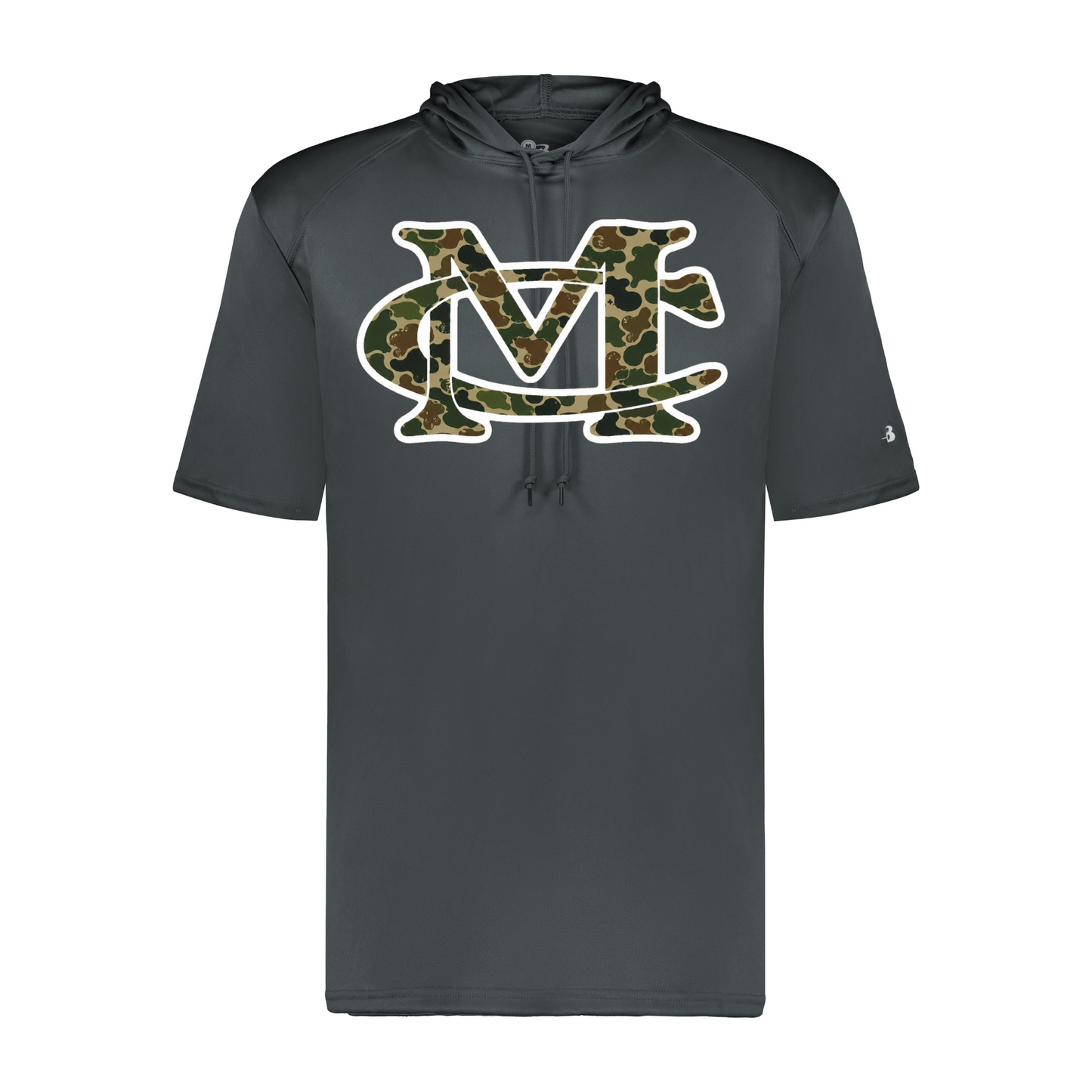 MC Duck Camo SS Hoodie - Graphite