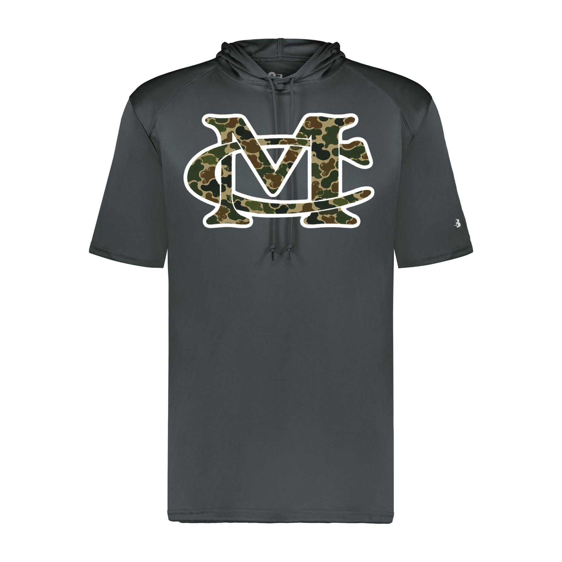 MC Duck Camo SS Hoodie - Graphite