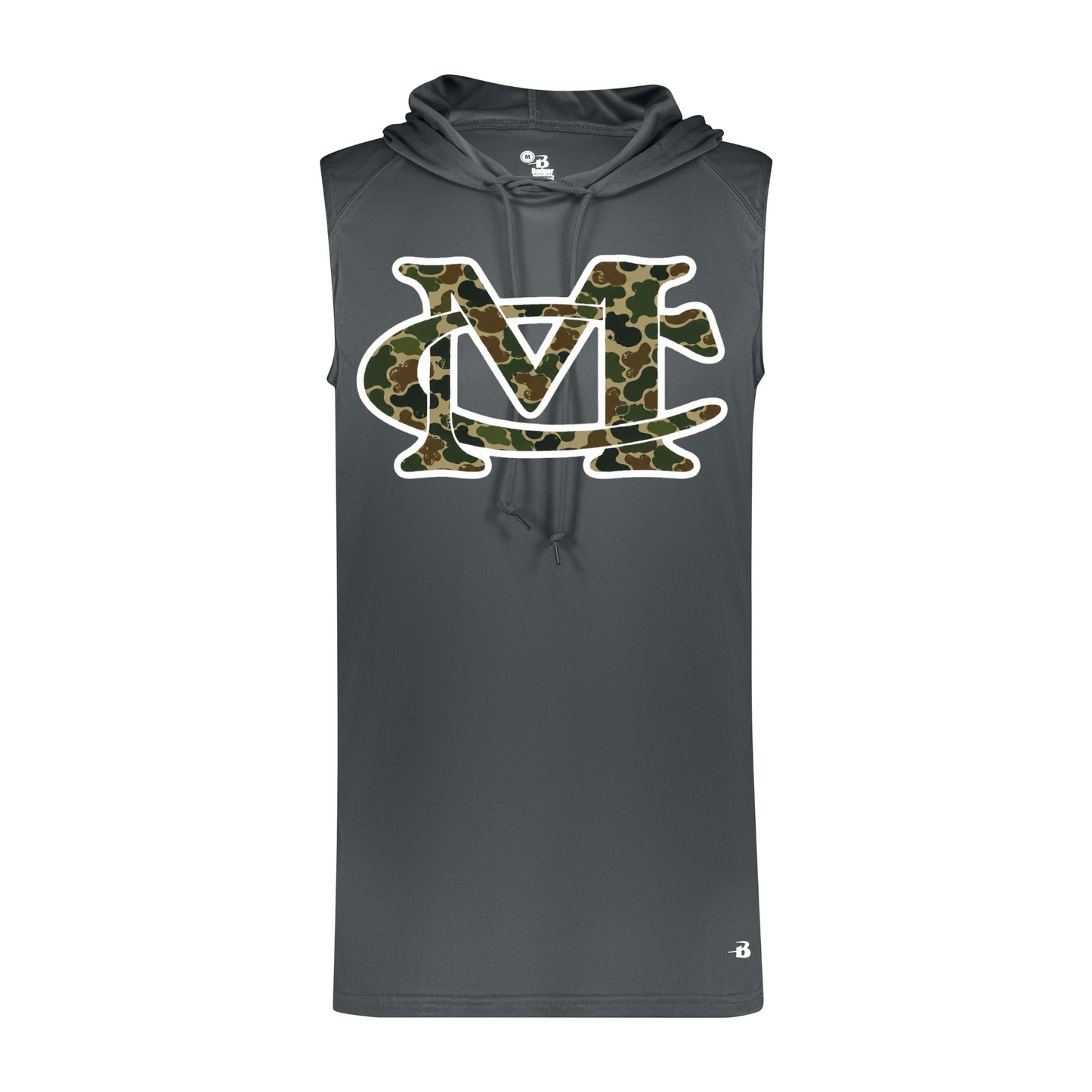 MC Duck Camo Sleeveless Hoodie - Graphite