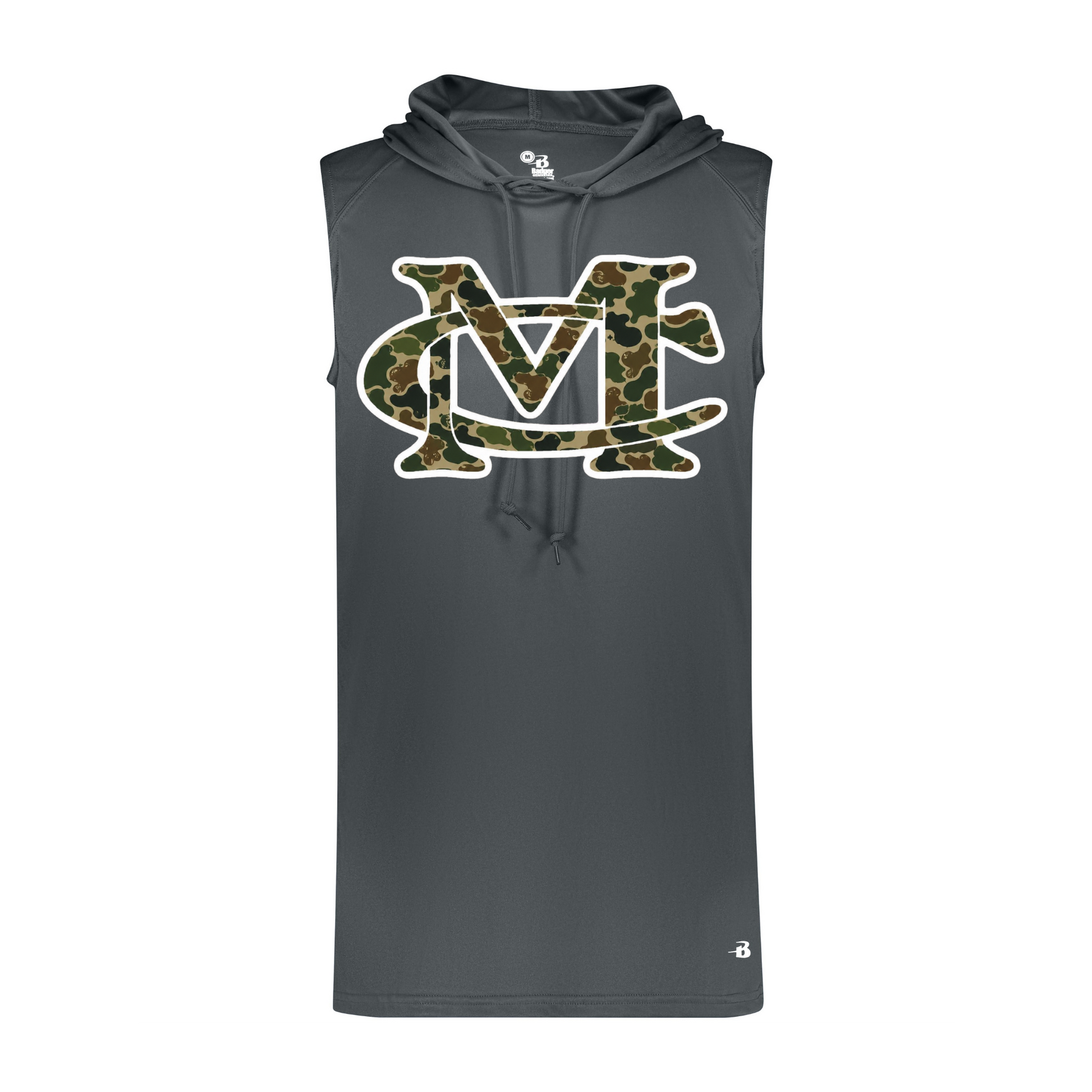 MC Duck Camo Sleeveless Hoodie - Graphite