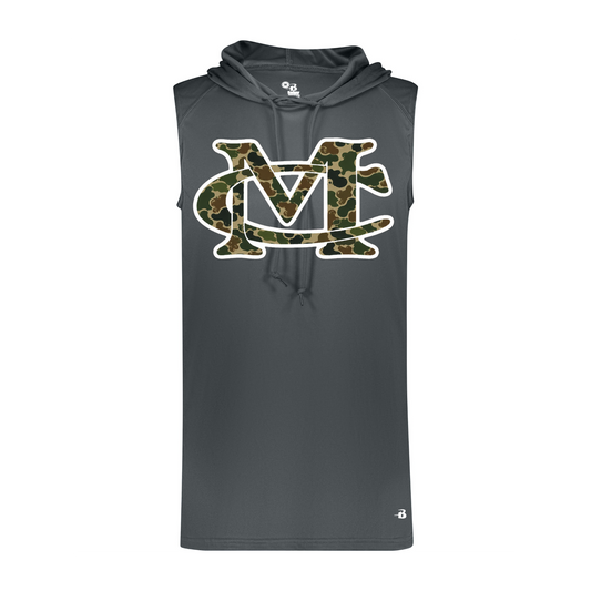 MC Duck Camo Sleeveless Hoodie - Graphite