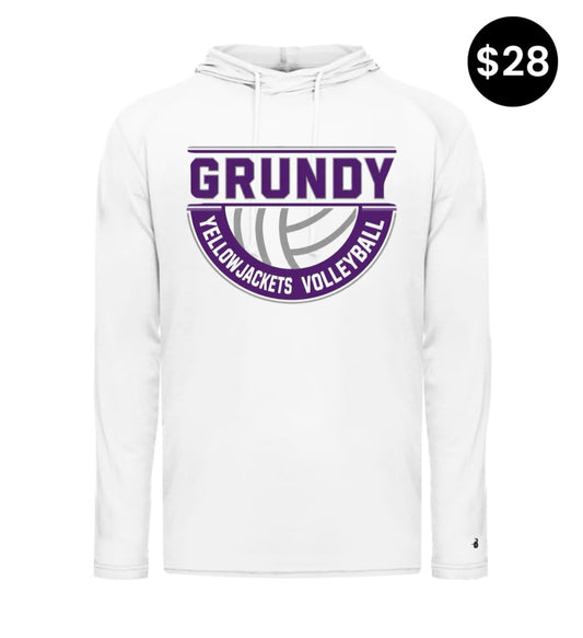 Grundy County Yellowjackets B Core Long Sleeve Hoodie