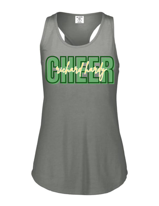 Richard Hardy Cheer Racerback Tank - Gray