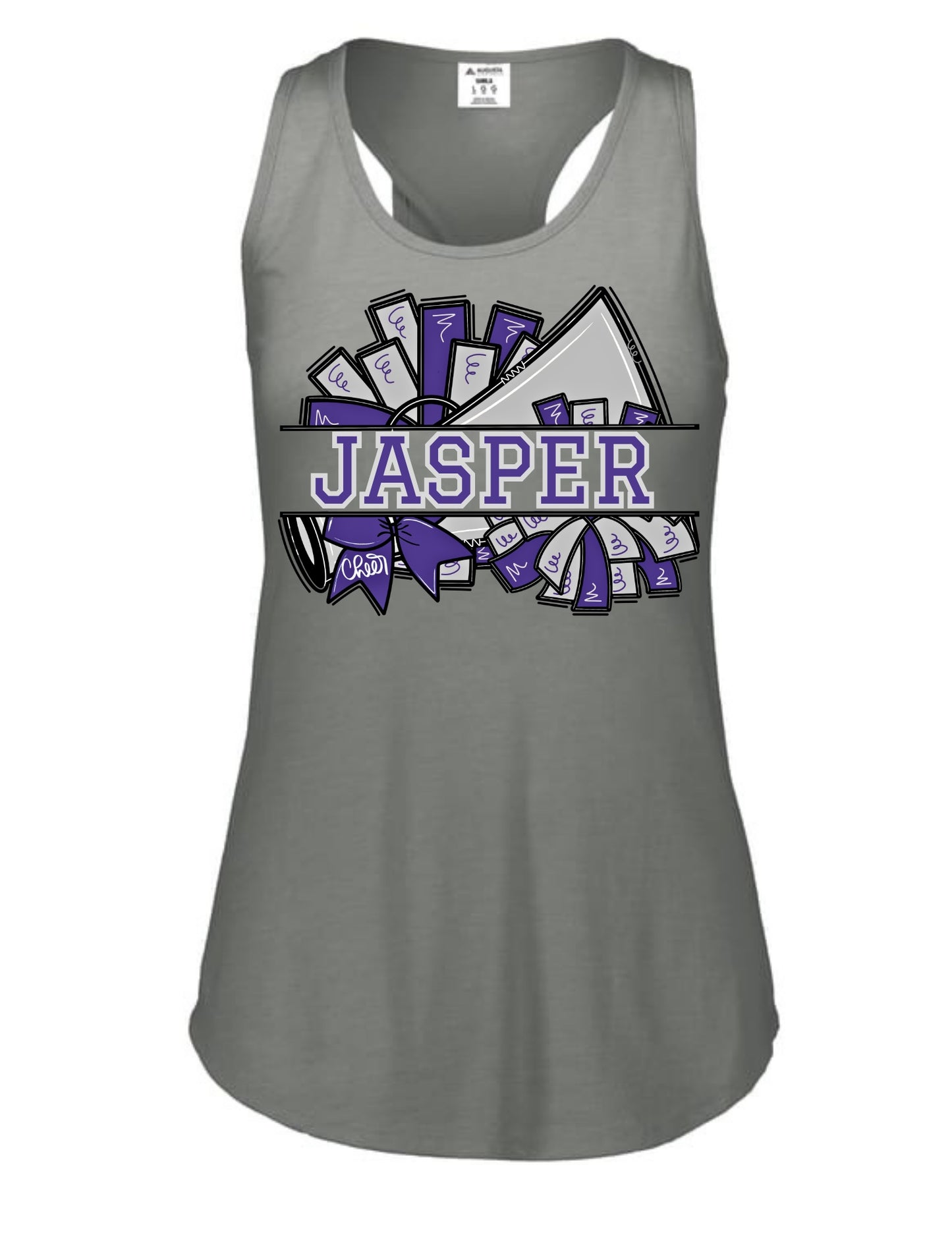 Jasper Middle School Cheer Racerback Tank