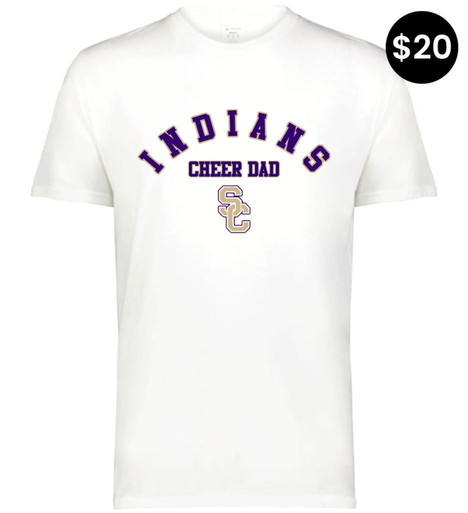 Sequatchie County Indians Cheer Dad T-Shirt