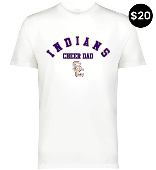 Sequatchie County Indians Cheer Dad T-Shirt