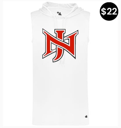 North Jackson NJ Logo Sleeveless Hoodie