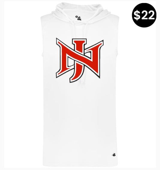 North Jackson NJ Logo Sleeveless Hoodie
