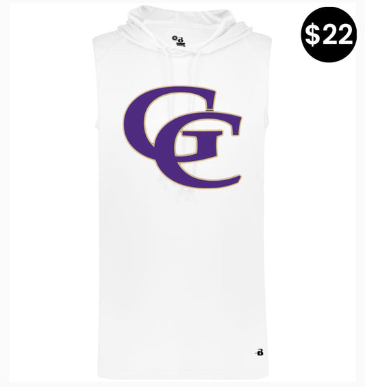 Grundy County GC Logo Sleeveless Hoodie