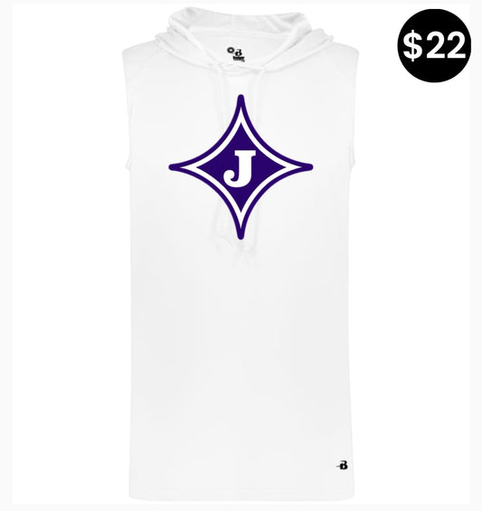 Jasper Middle School J Logo Sleeveless Hoodie