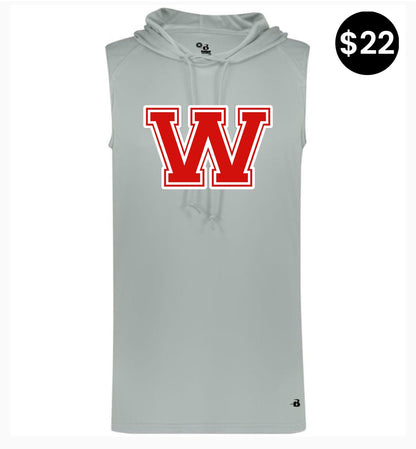 Whitwell Sleeveless Hoodie – (Block W)