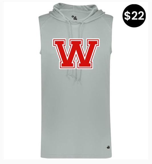 Whitwell Sleeveless Hoodie – (Block W)