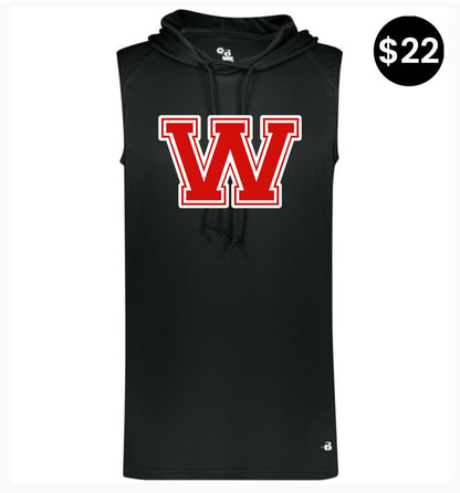Whitwell Sleeveless Hoodie – (Block W)
