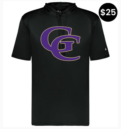 Grundy County GC Logo Short Sleeve Hoodie