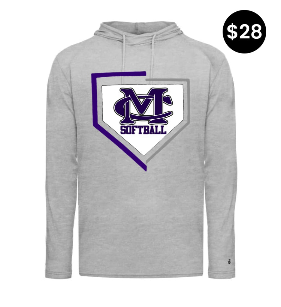 Marion County Softball Home Plate Hoodie