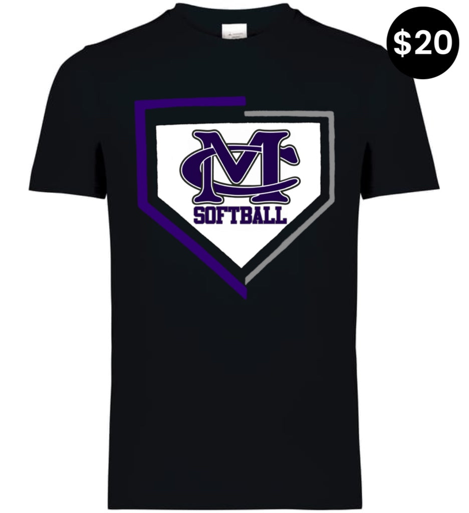Marion County Softball Home Plate Tee